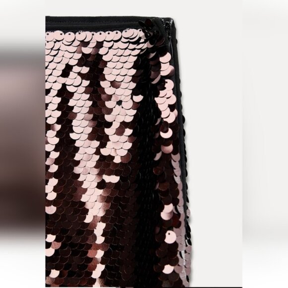 ZARA SEQUIN SKIRT - Picture 7 of 8